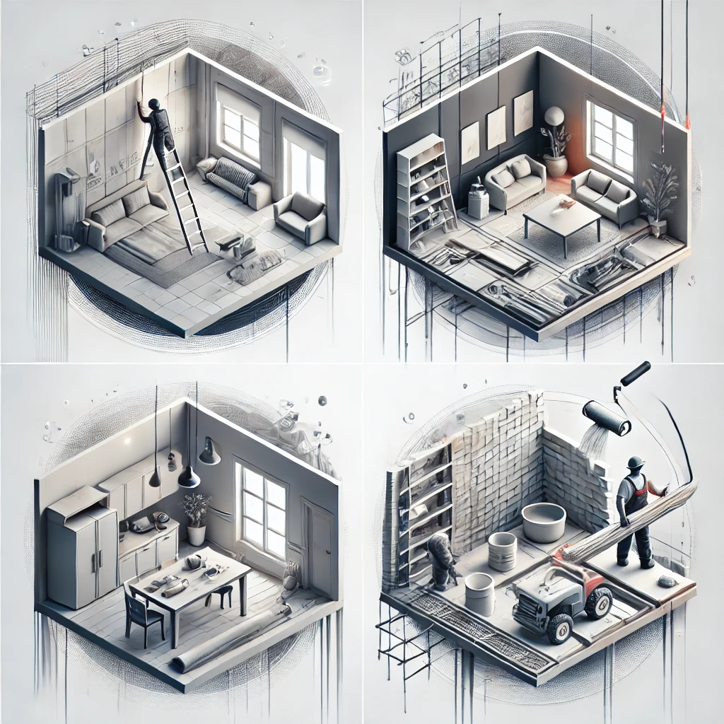 Serviços de Acabamento Interior e Exterior